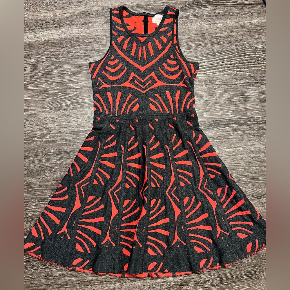 Parker Halter Fit and Flare Mini Dress